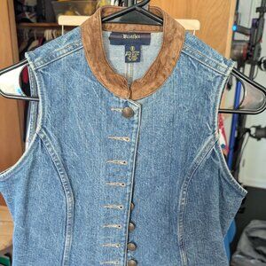 Women's Breeches Denim Vest Size S